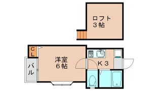 箱崎宮前駅 徒歩5分 2階の物件間取画像